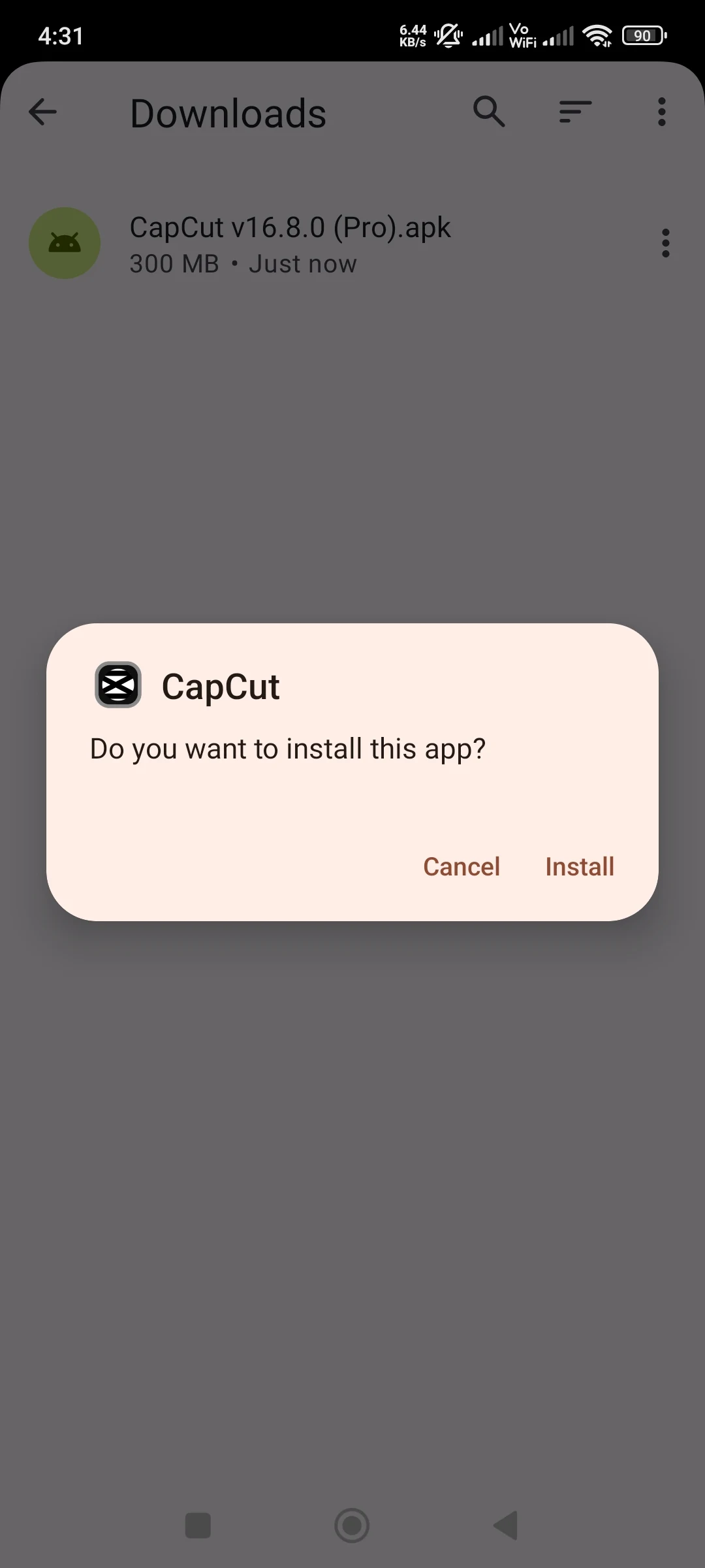 Step 2 CapCut Apk